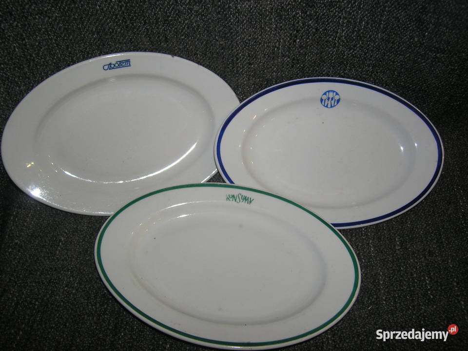 PRL półmiski barowe Porcelana i szkło dolnośląskie Bartków