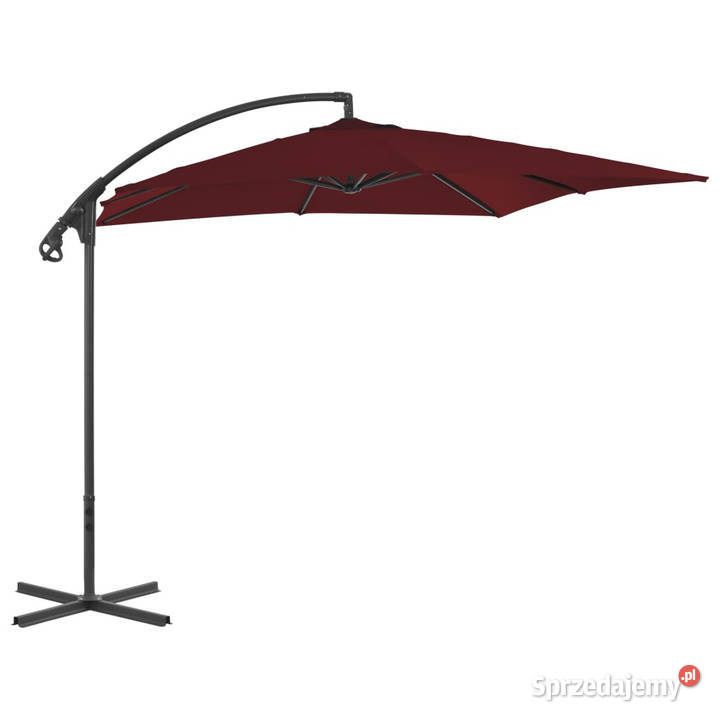 Parasol wiszący ze stalowym słupkiem 250x250 Pozostałe Warszawa