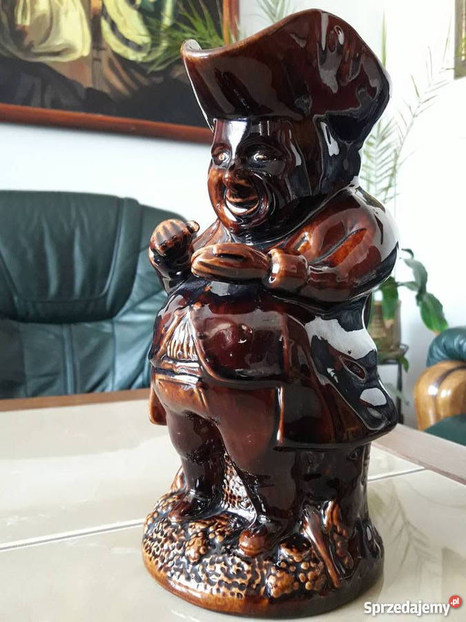 Antyk ceramiczny figuralny kufel 1840 sprzedam