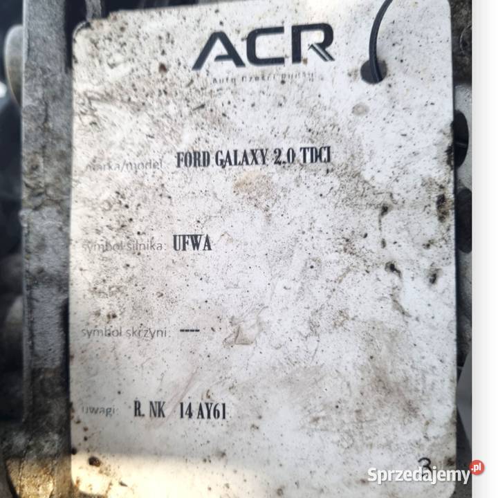 SKRZYNIA BIEGÓW AV9R7000AH Ford S Galaxy II MK2 lubelskie