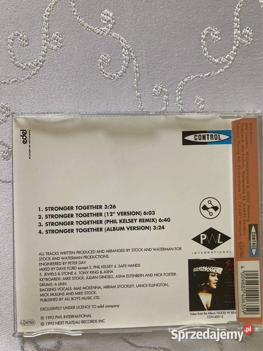 Płyta CD Single Sybil Stronger Together Lata 90 śląskie Czerwionka-Leszczyny sprzedam