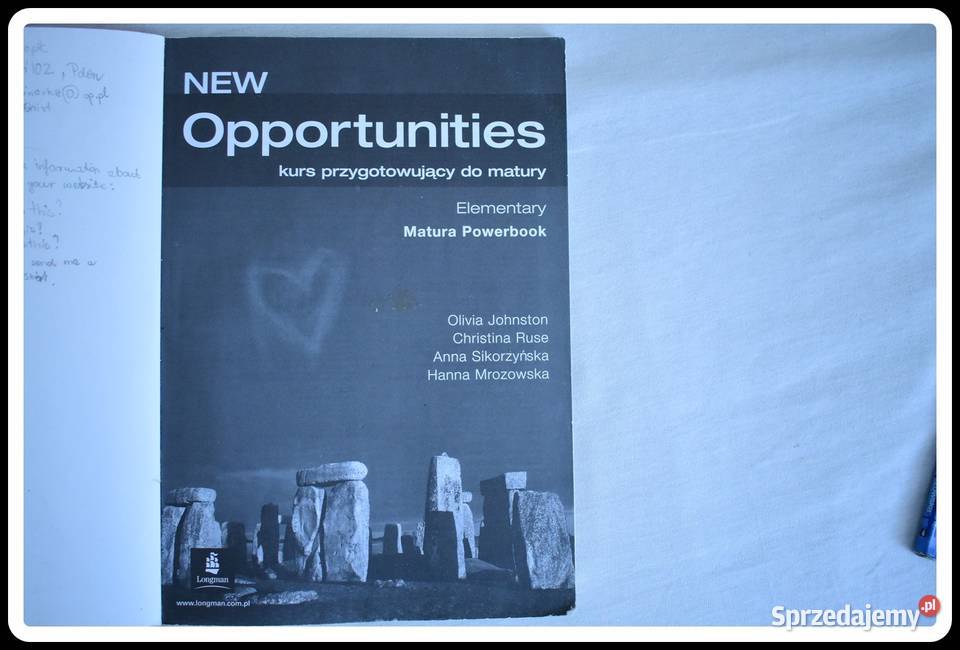 Opportunities elementary Longman Matura Płock sprzedam