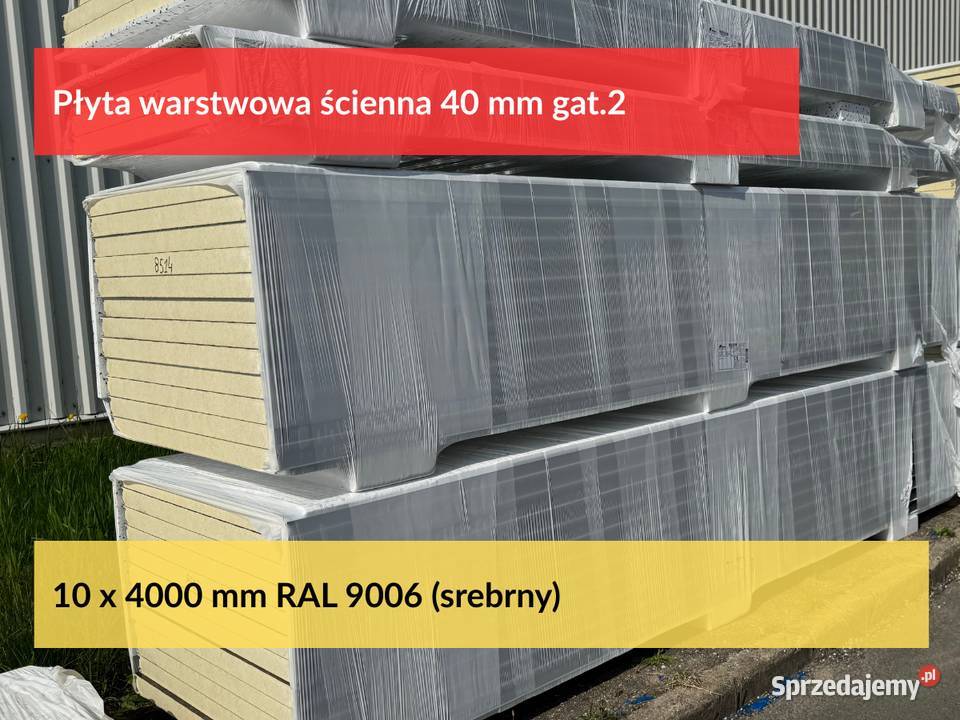 Płyta warstwowa ścienna 40 mm gat2 najlepsza Puszczykowo sprzedam