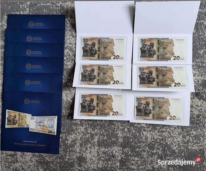 Banknot 20 Ochrona Polskiej Granicy Wschodniej Warszawa sprzedam