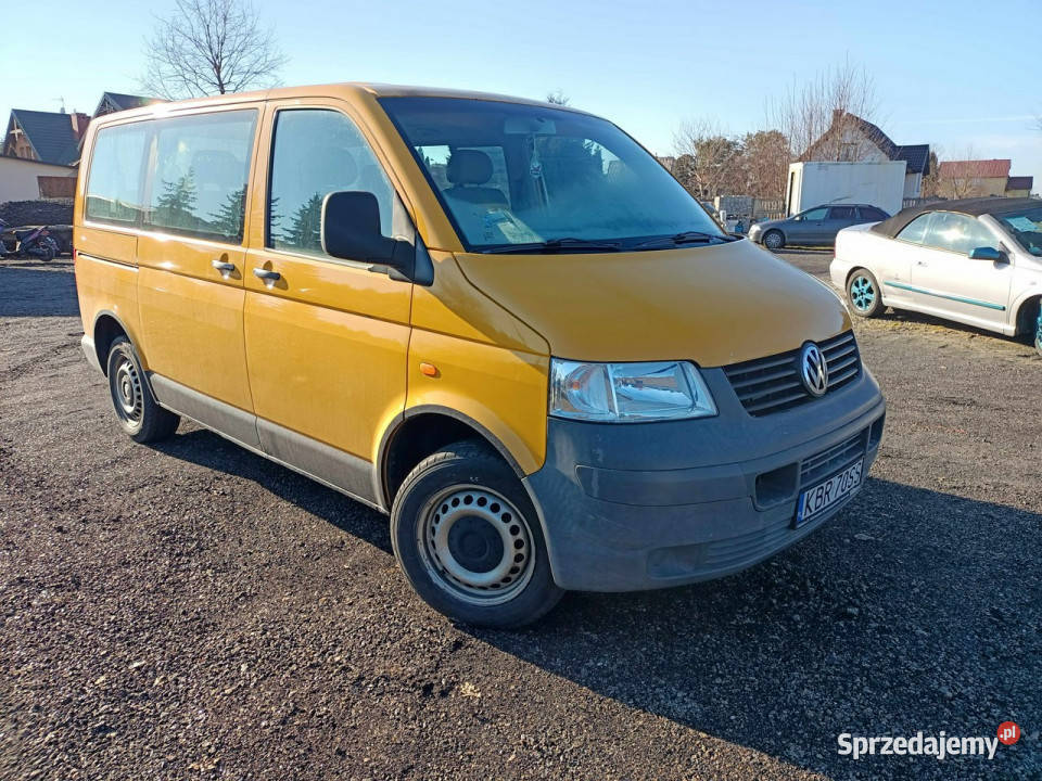 Volkswagen Transporter Volkswagen Transporter T5 1.9TDI 105km 05r 8os T5 Tarnów