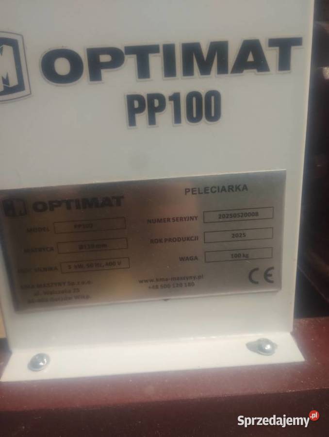 Peleciarka do produkcji opału paszy Narzędzia małopolskie Kobylanka