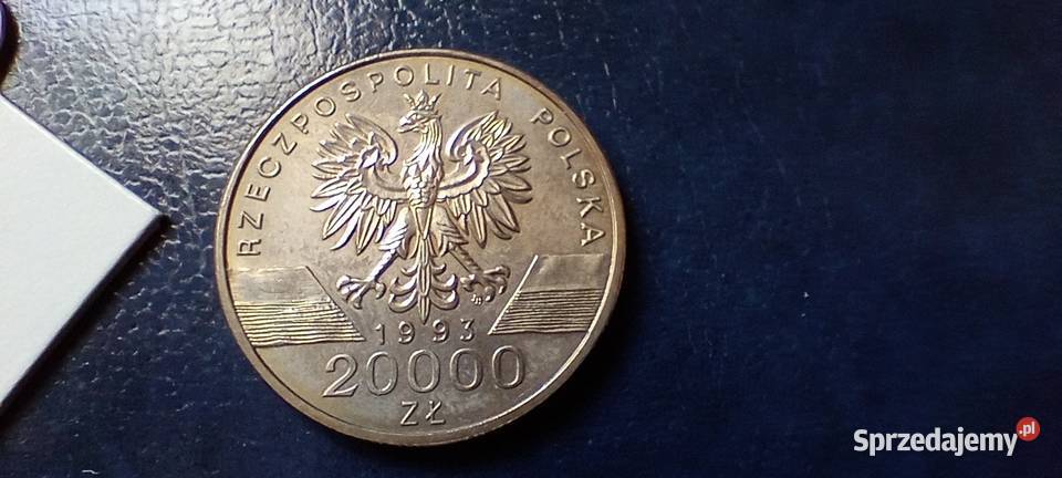 Stare monety 20 000 Jaskółki 1993 Polska Kolekcje sprzedam