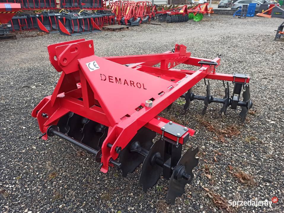 Wzmocniona BRONA TALERZOWA Demarol 16 Transport