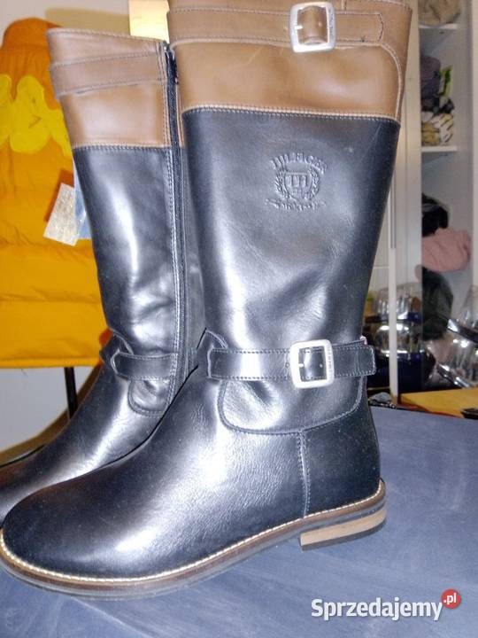 Kozaki damskie oficerki Tommy Hilfiger rozmiar Kozaki