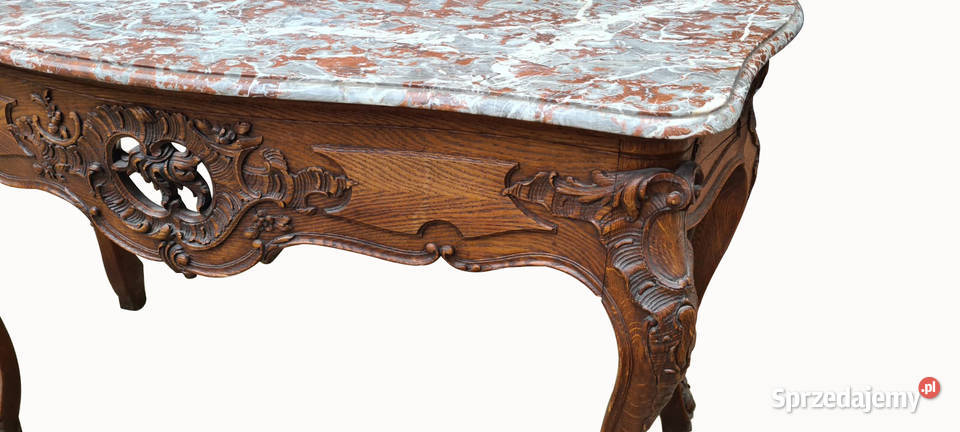 RZEŹBIONY STOLIK KONSOLA LUDWIKOWSKA zachodniopomorskie Szczecin sprzedam