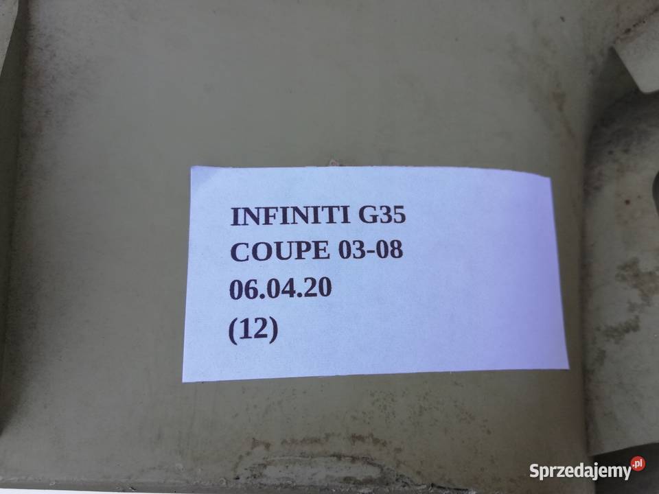OSŁONA POSZYCIE SŁUPKA LEWEGO INFINITI G35 COUPE Nowy Tomyśl