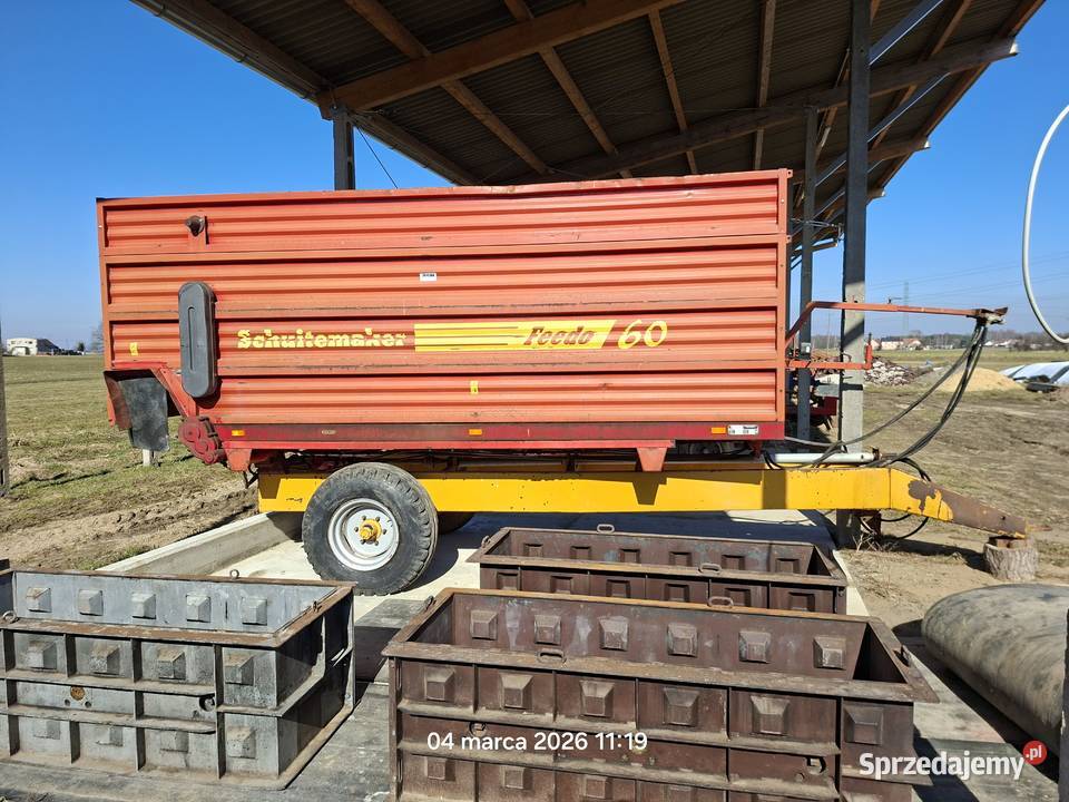 Schuitemaker feedo 60 wóz paszowy przyczepa nieuszkodzony Opole