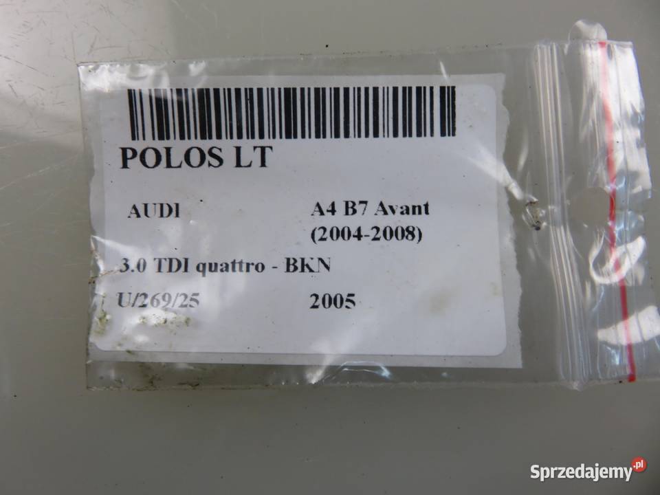 PÓŁOŚ LEWA TYLNA AUDI A4 B7 30 TDI