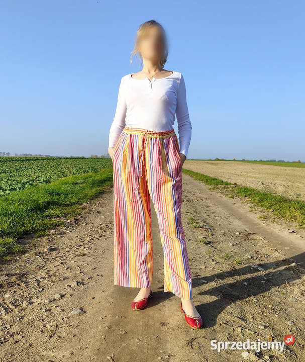 Nowe spodnie indyjskie kolorowe XXL 44 3XL 46 zachodniopomorskie Szczecin