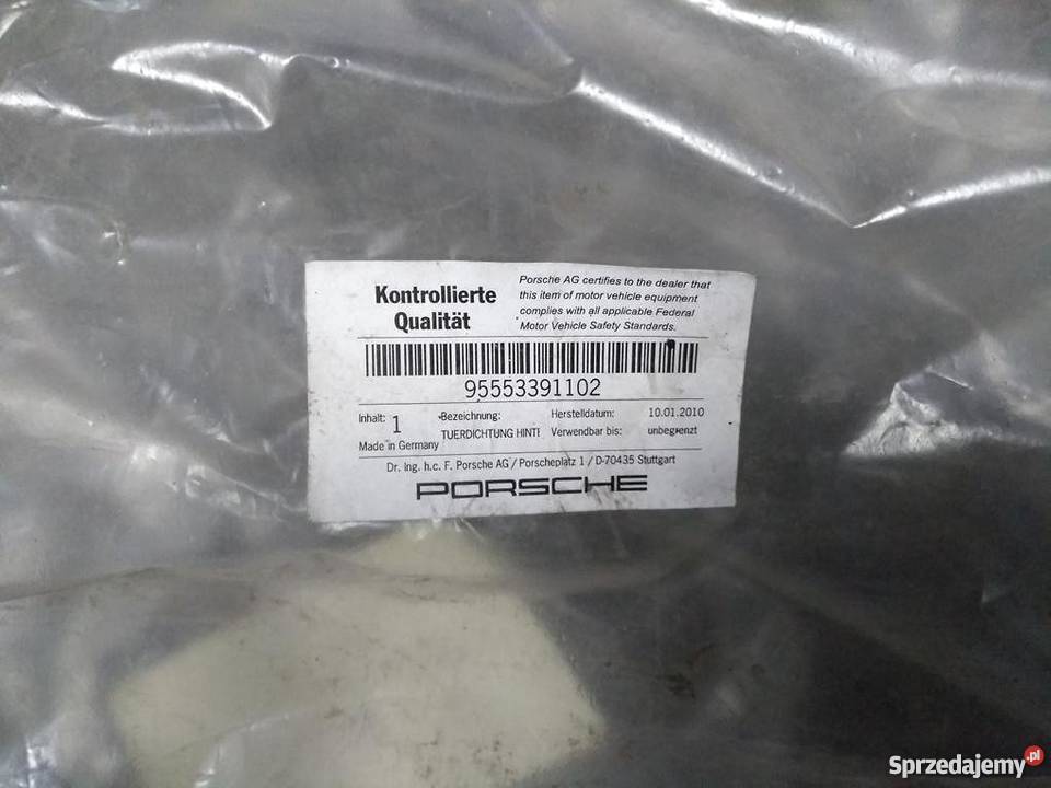 PORSCHE 955 Cayenne uszczelka drzwi tył podkarpackie Pilzno
