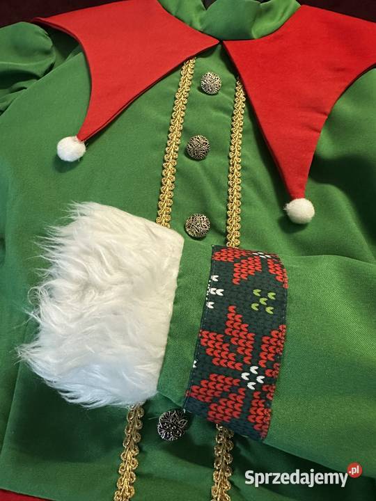 Świąteczny strój pomocnika Świętego Mikołaja Szczecin