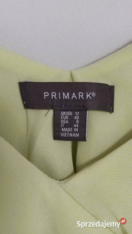 Seledynowy topik Primark r L