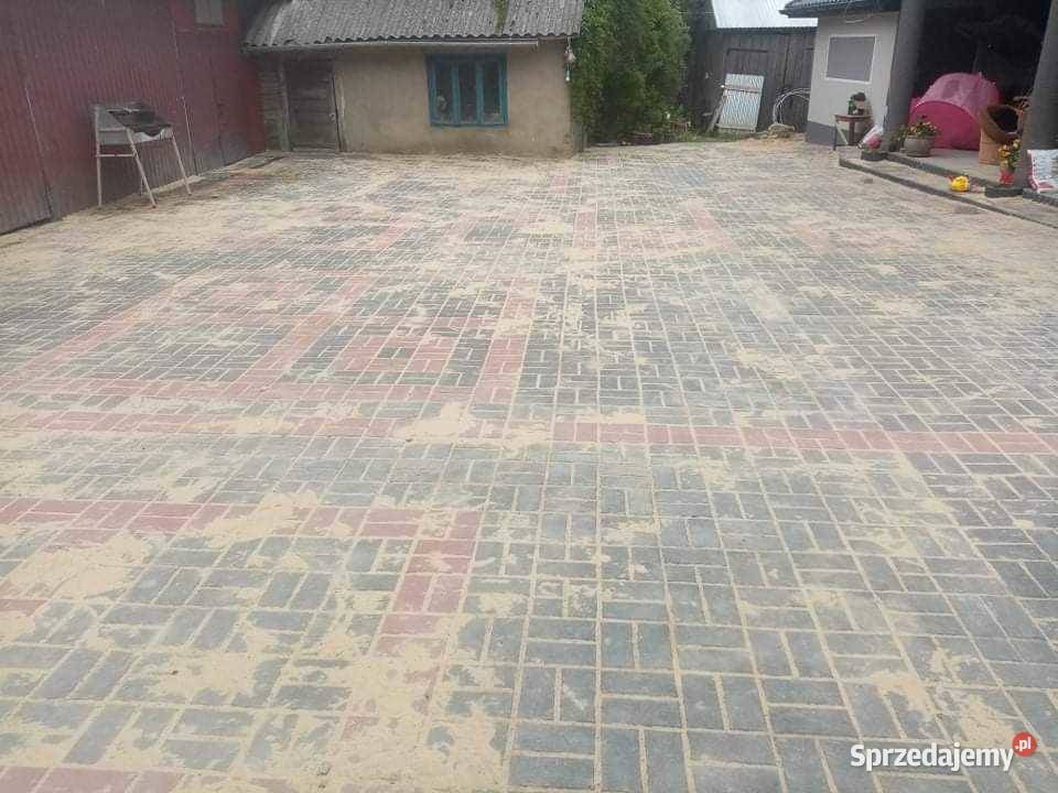 Układanie kostki brukowej Brukowanie Komarów-Osada