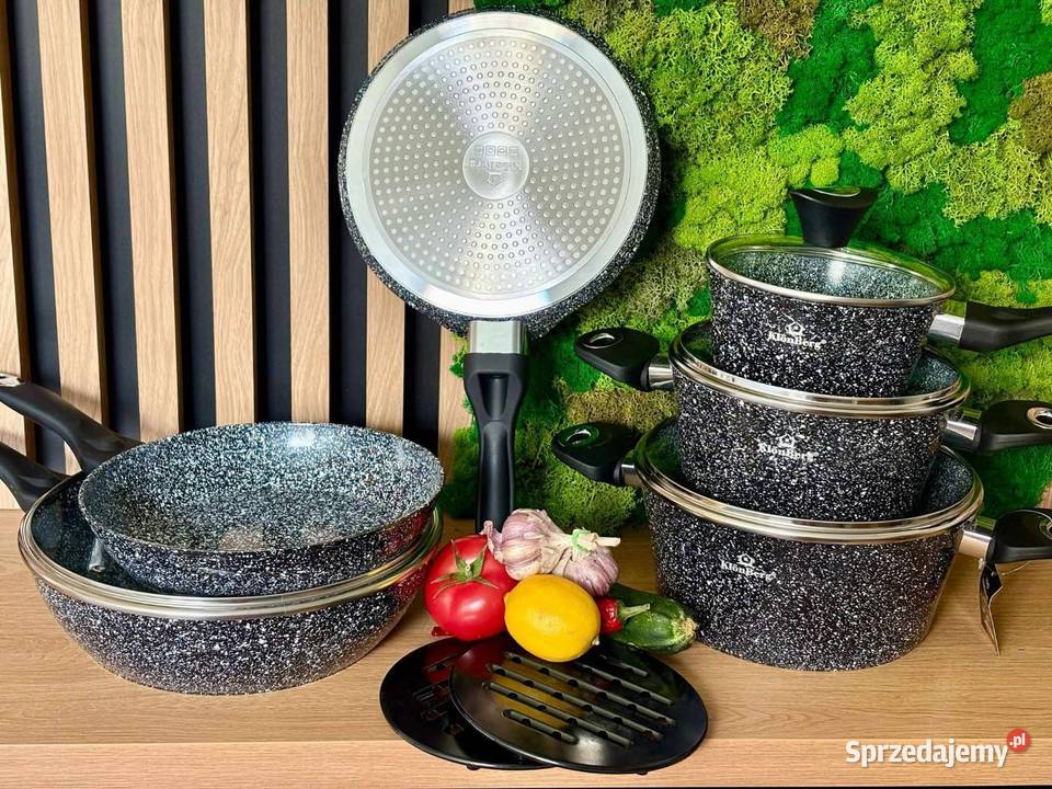 Garnki marmurowe Garnki i szybkowary łódzkie sprzedam