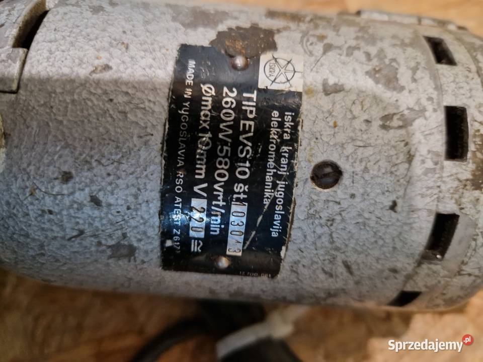 Wiertarka TIPEUS10 aluminiowa starodawna 260 WAT sprzedam