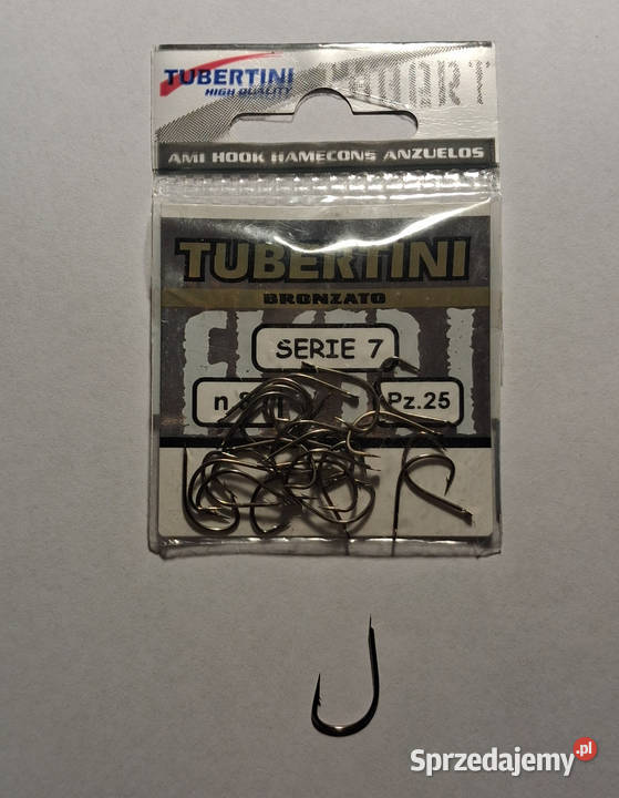 Haczyki Wędkarskie Tubertini Serie 7 Bronzato 8 łódzkie