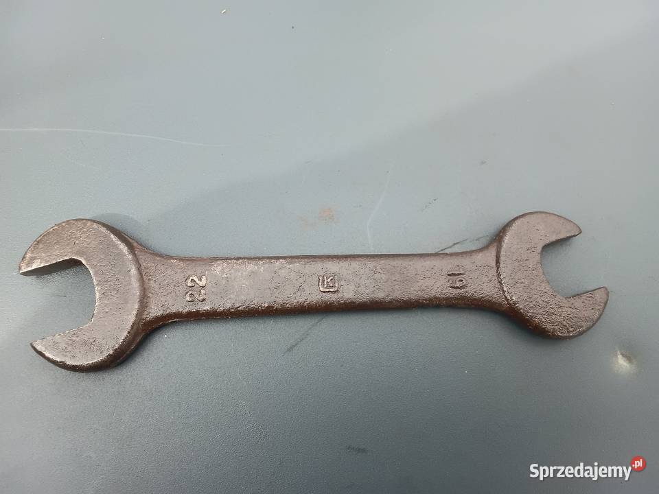 Klucz płaski 19 22 PRL Milejewo sprzedam