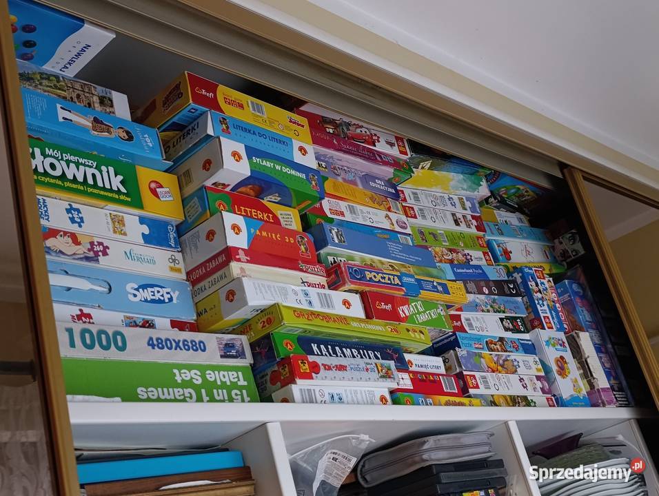 puzzle gry układanki mix wszystkiego mega duża Poznań