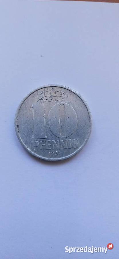 Moneta 10 pfennig 67