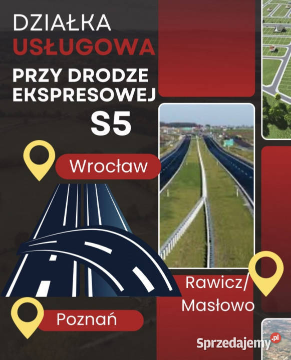 Grunt Bezpośrednio Drodze S5PoznańWrocław