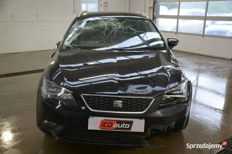 Seat Leon 16 tdi 105 full led climatronic uszkodzony Motoryzacja Kęty
