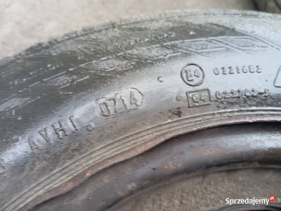 Komplet kół 4x100 Opony Continental 6mm Debrzno