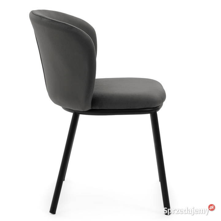 Szare Krzesło Tapicerowane Bari Wysyłka 24H wielkopolskie Tarchały Małe