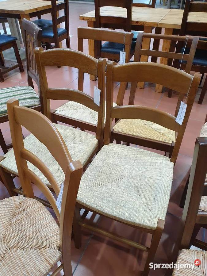 KRZESŁA 2 klasyczne włoskie rustykalne orzech Krzesła sprzedam
