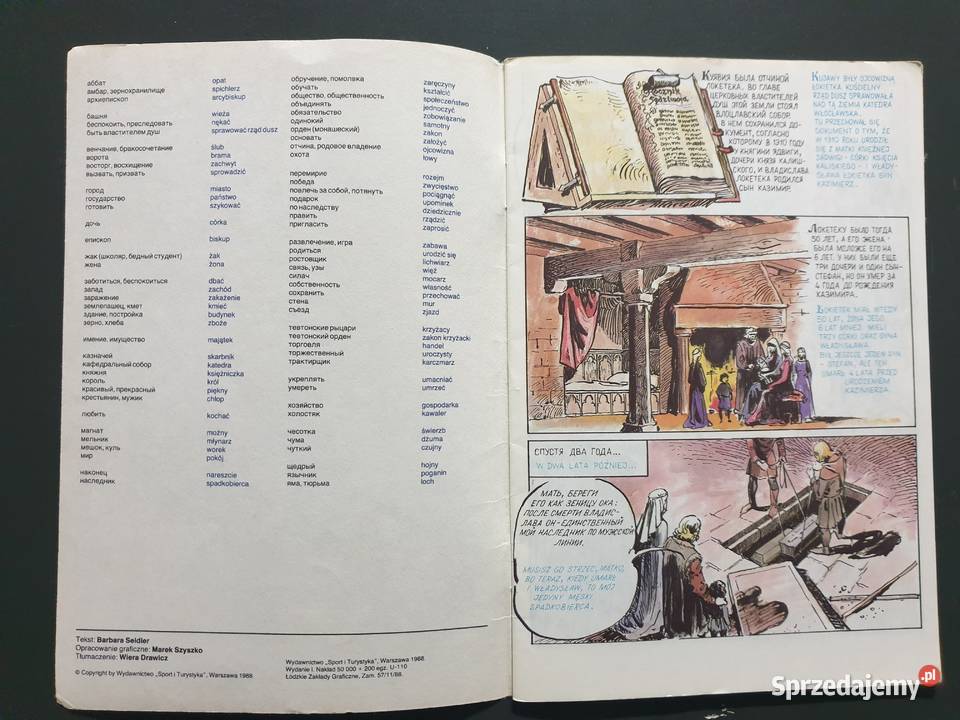 Początki Państwa Polskiego 3 dwujęzyczne komiksy Komiksy Gdynia