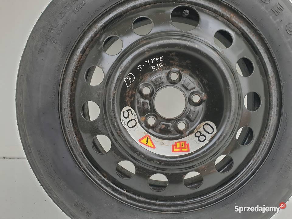 KOŁO ZAPASOWE 14580 R16 DOJAZDOWE Jaguar Stype Rudka