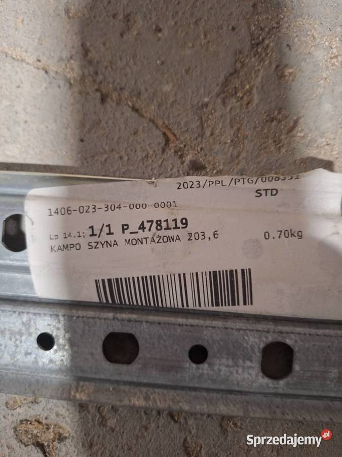 Szyna montażowa KAMPO 2036 lubuskie