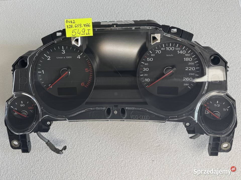LICZNIK ZEGARY PRĘDKOŚCIOMIERZ AUDI A8 D3 30 TDI Warszawa