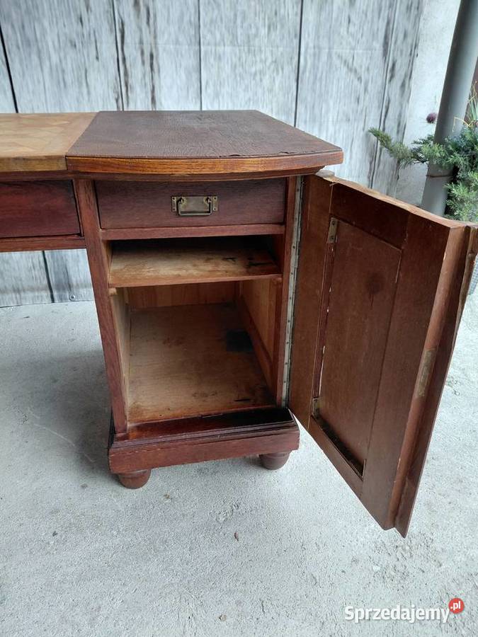 stylowe biurko drewniane antyk 289