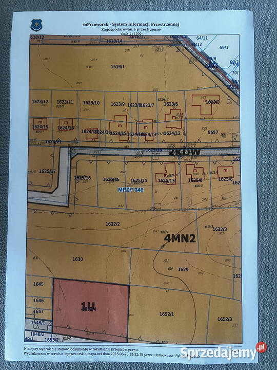 DZIAŁKA BUDOWLANA W PRZEWORSKU Przeworsk
