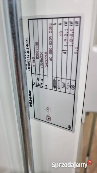 Magiel elektryczny Miele electronic B 865 szer Wrocław