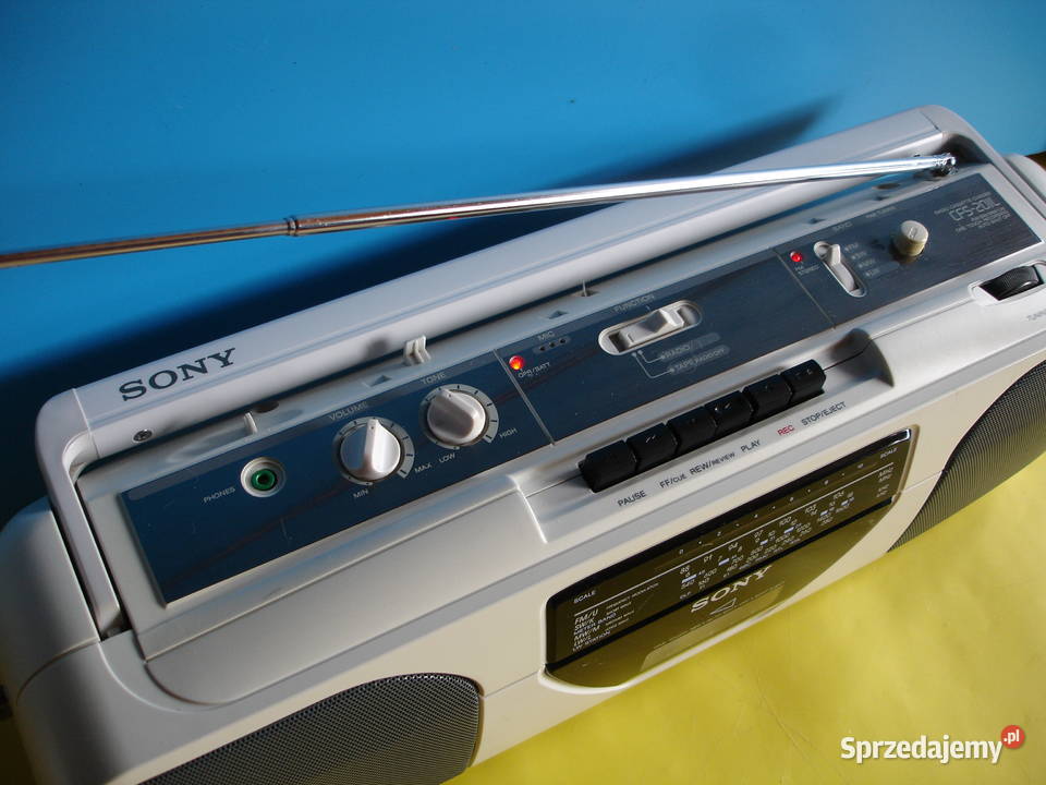 Radiomagnetofon SONY CFS201L Radioodtwarzacze lubuskie Zielona Góra