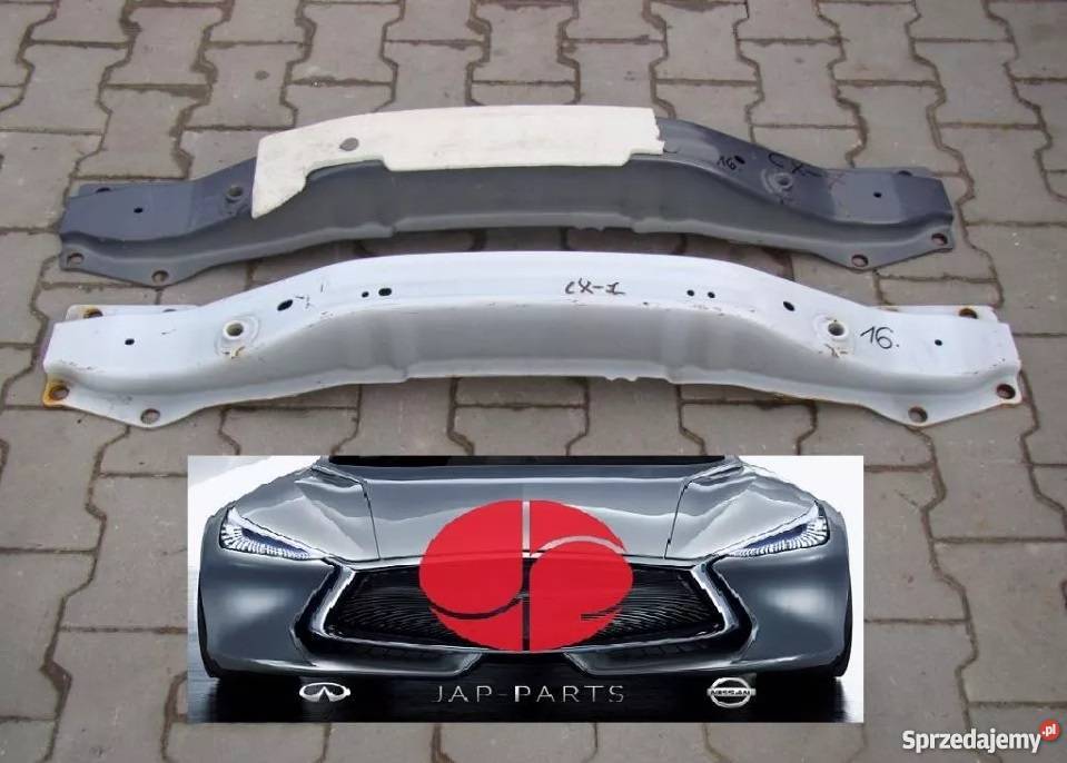 MAZDA CX 7 BELKA WZMOCNIENIE POD ZDERZAK TYŁ osobowe Karoseria Nowy Tomyśl