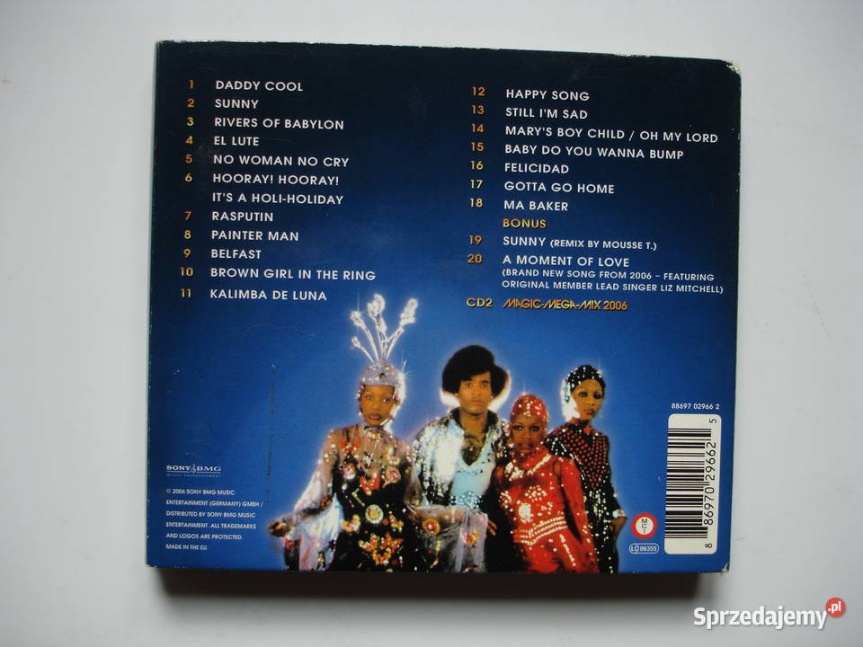 BONEY M 2 płyty CD lubuskie Zielona Góra