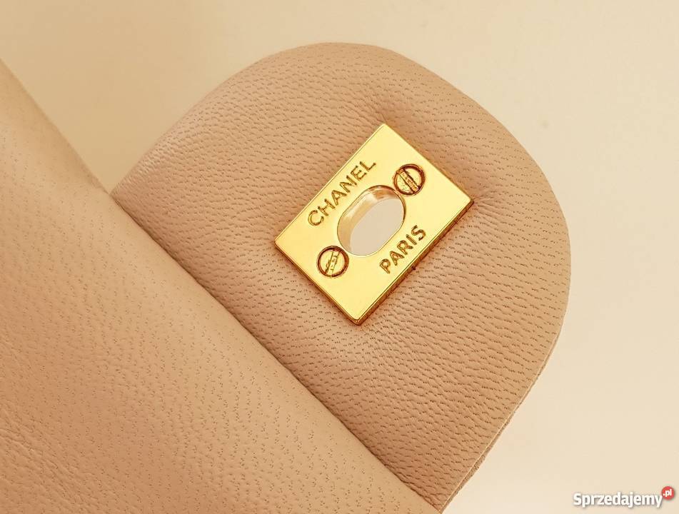 SKÓRA NAT CHANEL DOUBLE FLAP TOREBKA CHANEL 255 Bydgoszcz