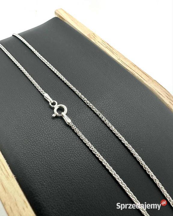 Nowy Rodowany Srebrny Łańcuszek pr 925 375g Dł Biżuteria Elbląg sprzedam