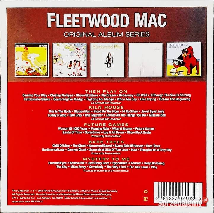Zestaw 5XCD Kultowego Zespołu FLEETWOOD MAC 5CD Katowice sprzedam