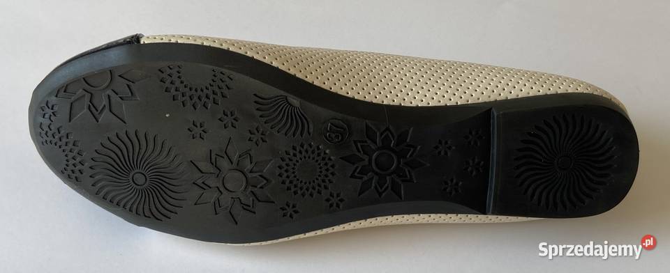 Beżowe baleriny połysk rozmiar 38 BAL9 brązowy/beżowy Żyrardów