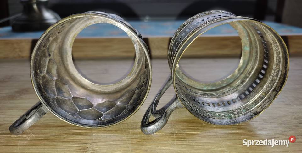Stare uchwyty do szklanek 2 sztuki
