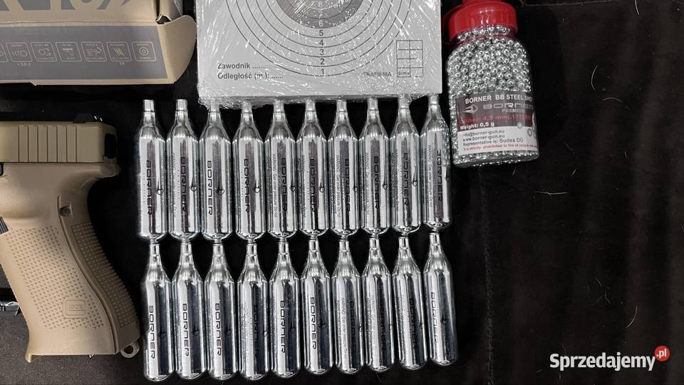 Glock 19x Coyote Co2 446mm umarex 1500 kulek 20