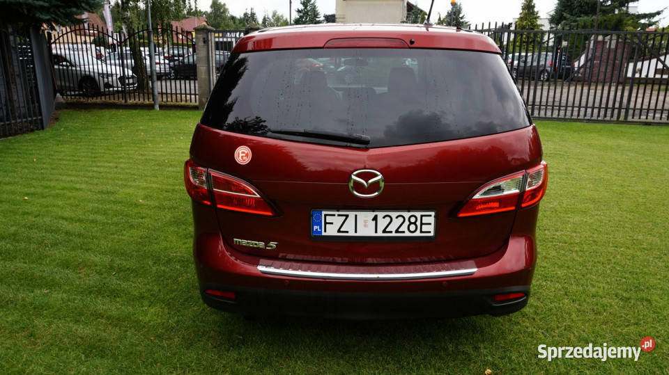 Mazda 5 Super stan Gwarancja II 2010 elektryczne lusterka Zielona Góra